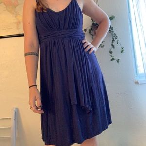 Blue swingy summer dress